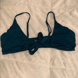Myra Swim teal bikini top